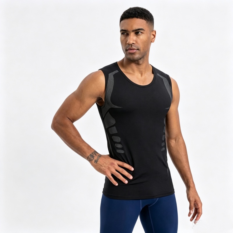 Aquatic Gym - New Mans Compression Tank Top Men