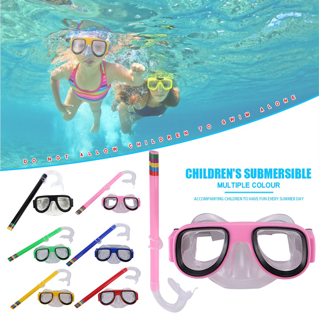 Summer Children Diving Goggle  - Snorkel Dry Top 评论和价格