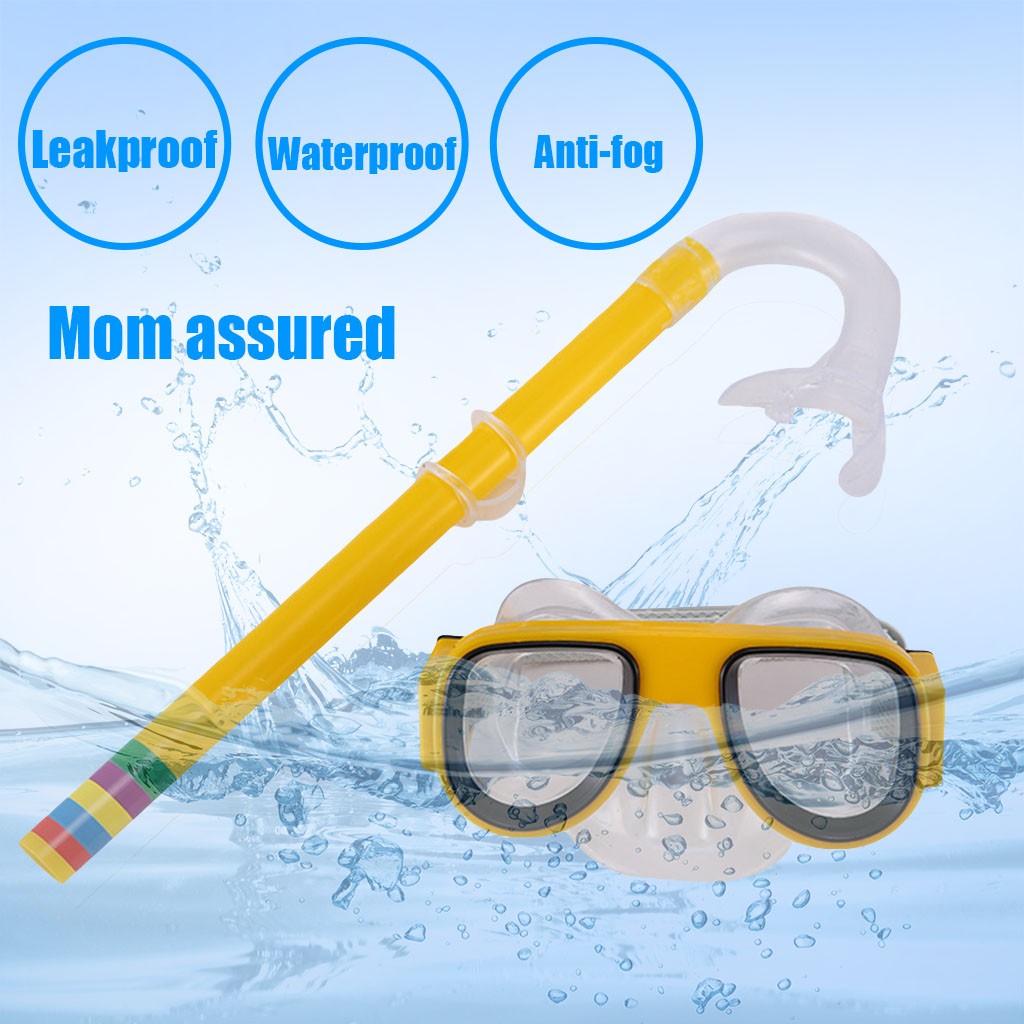 Summer Children Diving Goggle  - Snorkel Dry Top 评论和价格