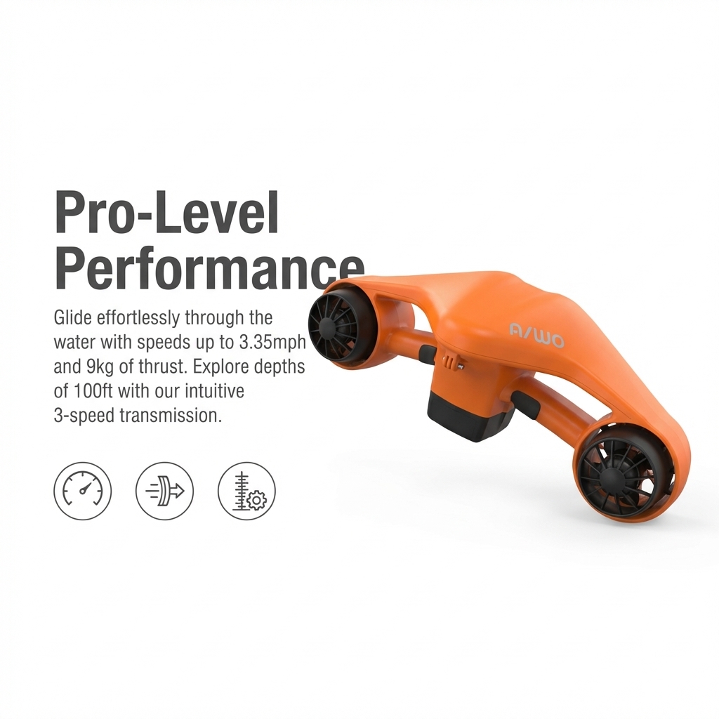 Electric Sea Scooter 30m Under - Snorkel Dry Top 评论和价格
