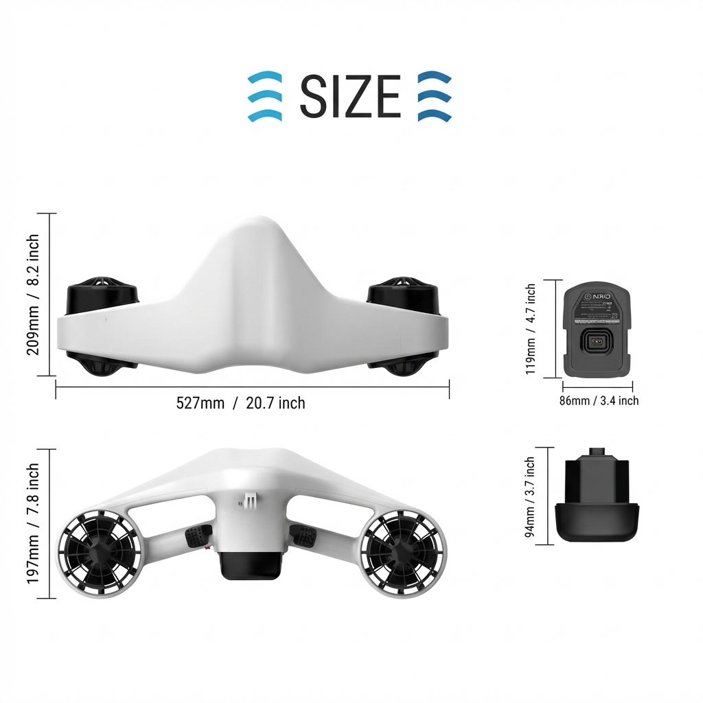 Electric Sea Scooter 30m Under - Snorkel Dry Top 评论和价格