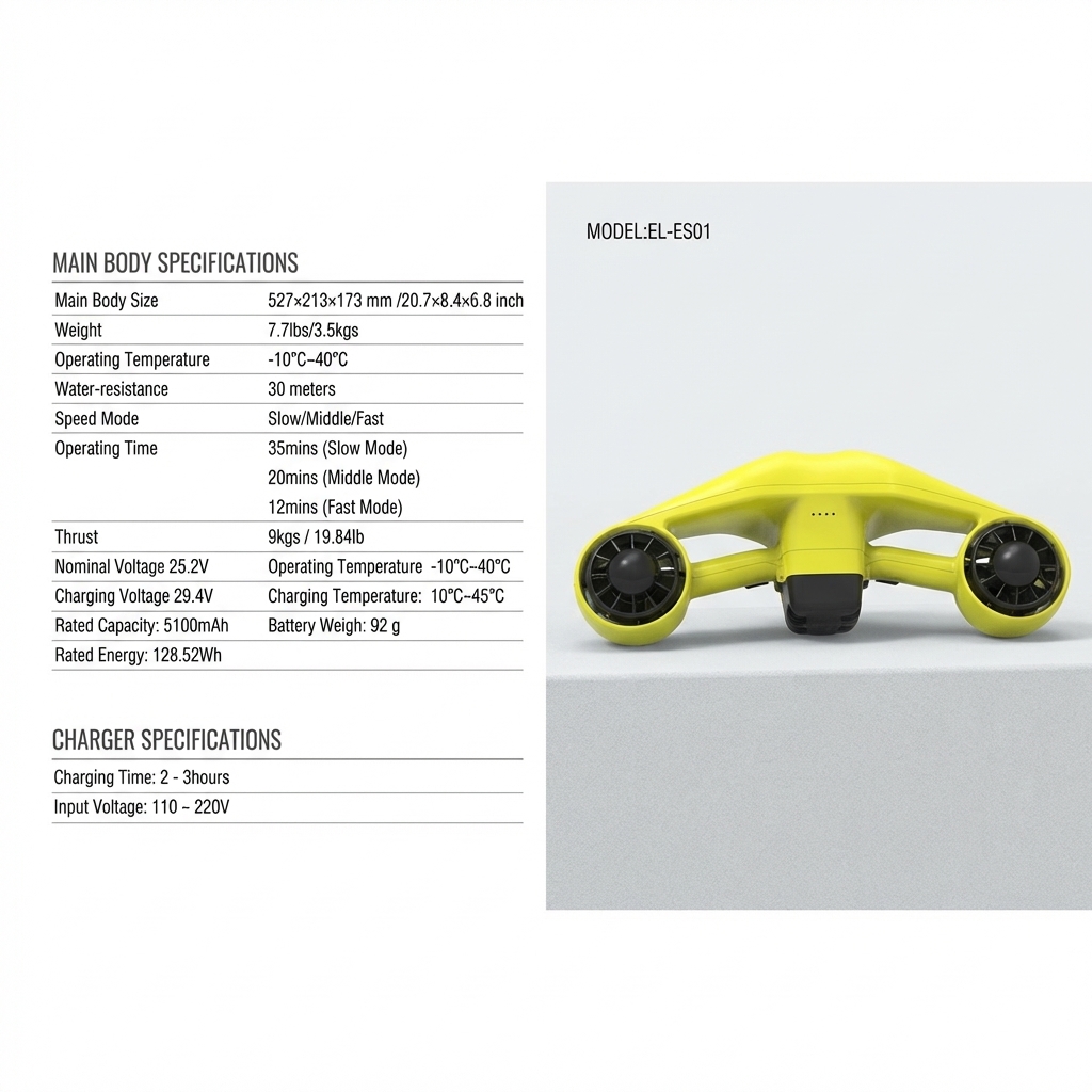 Electric Sea Scooter 30m Under - Snorkel Dry Top 评论和价格