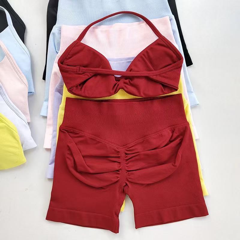 HISTELLO Sports Set  Piece Wom - Aquatic Sports Bra 评论和价格