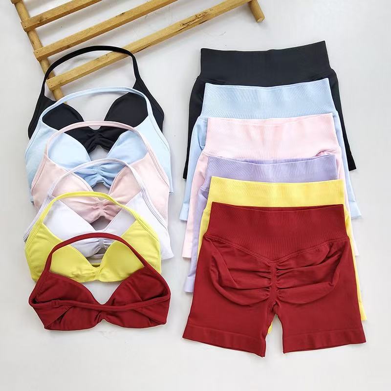 HISTELLO Sports Set  Piece Wom - Aquatic Sports Bra 评论和价格