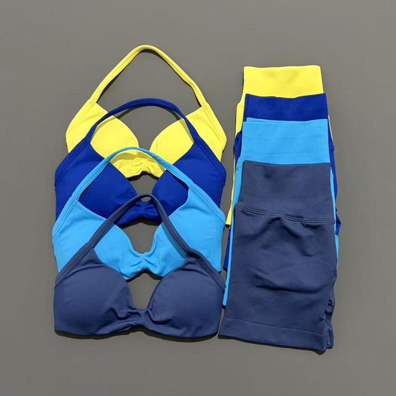 2 Pieces HISTELLO Sports Set S - Aquatic Sports Bra 评论和价格