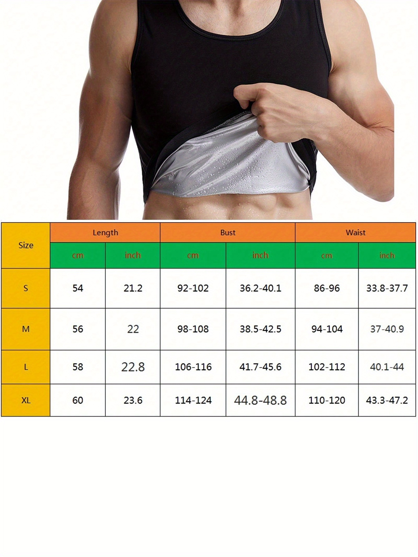 1pcs Sauna Shirt for Men, Shor - Aquatic Gym 评论和价格