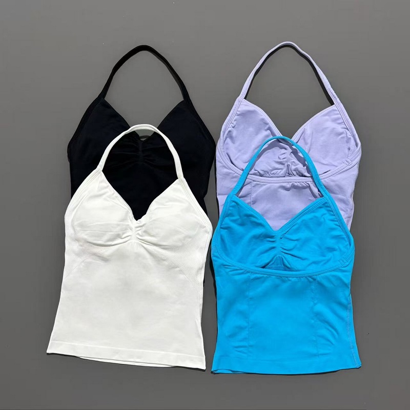 Gym Sports Tops Women Seamless - Aquatic Gym 评论和价格