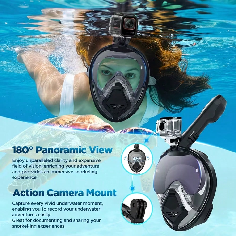 Devilfish Full Face Snorkel Ma - Snorkel Dry Top 评论和价格