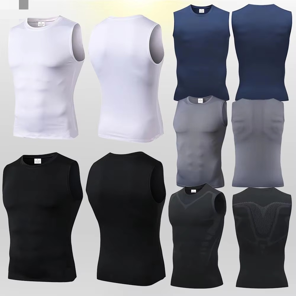 New Mans Compression Tank Top  - Aquatic Gym 评论和价格