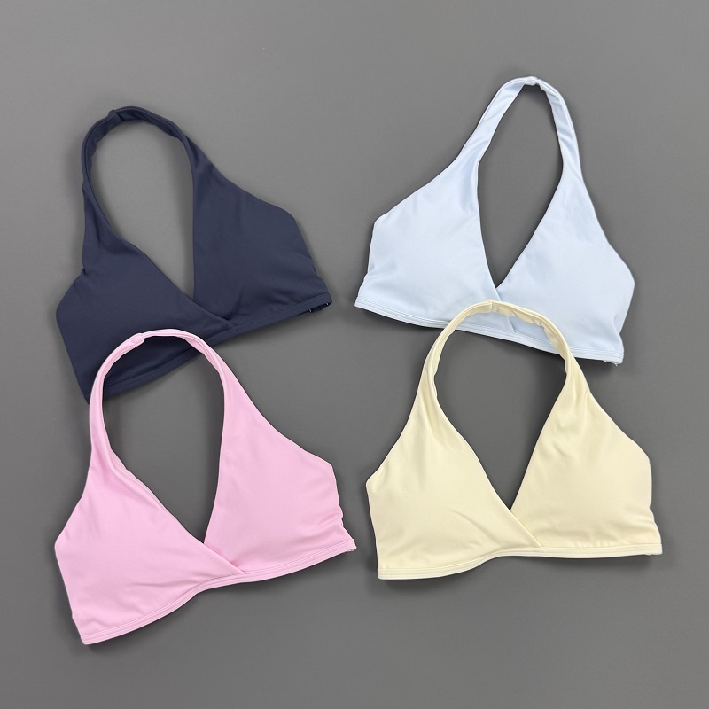 Gym Top Women Halter Neck Spor - Aquatic Sports Bra 评论和价格
